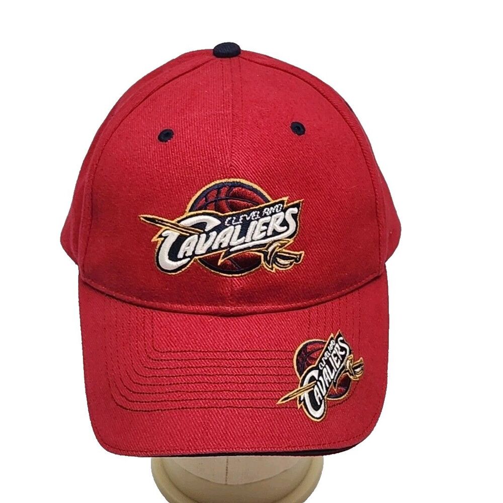 Cleveland Cavaliers Basketball Hat Cap NBA Cotton Cavs One Size Adjustable Red